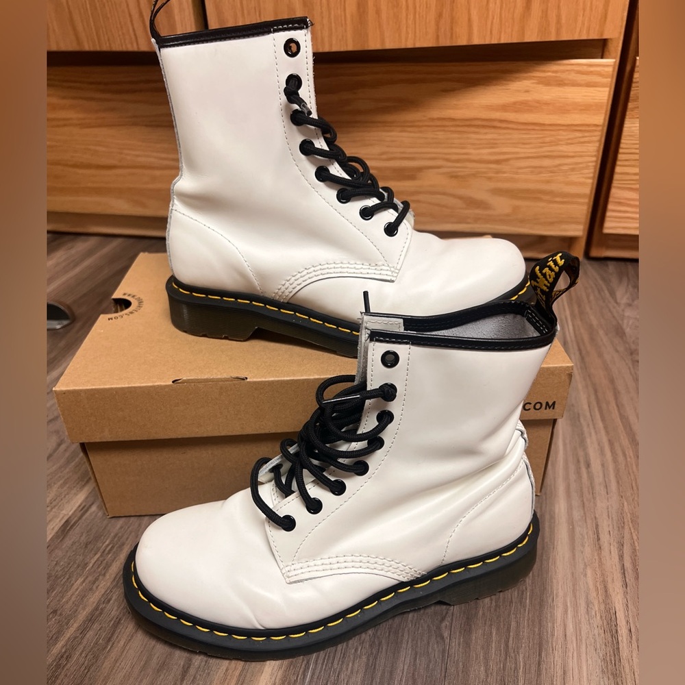 White doc martens